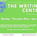 Spring/Summer Writing Center hours